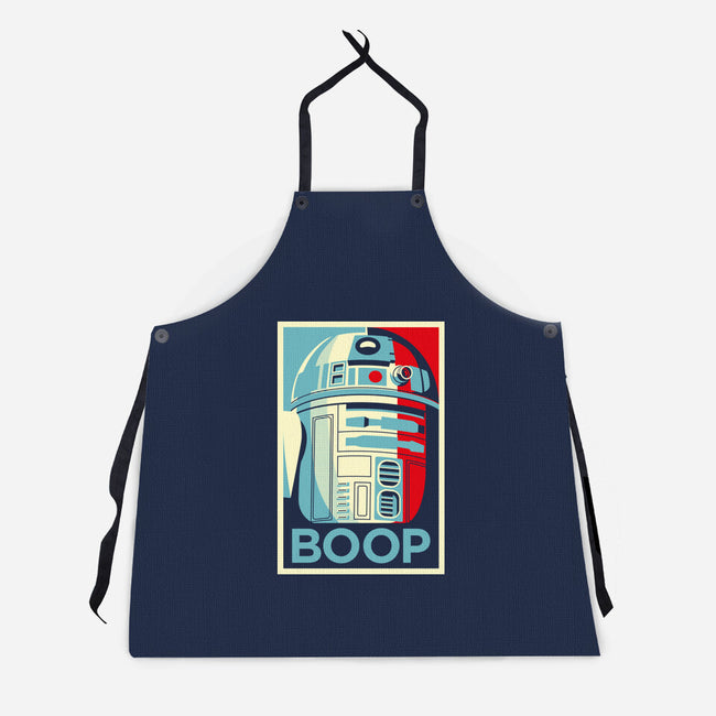 Droid Propaganda-Unisex-Kitchen-Apron-mekazoo