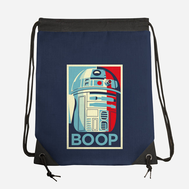 Droid Propaganda-None-Drawstring-Bag-mekazoo