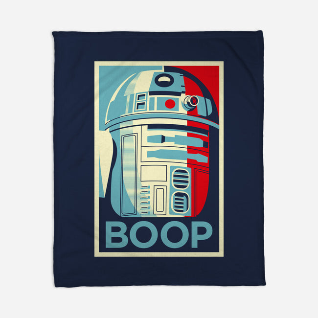 Droid Propaganda-None-Fleece-Blanket-mekazoo