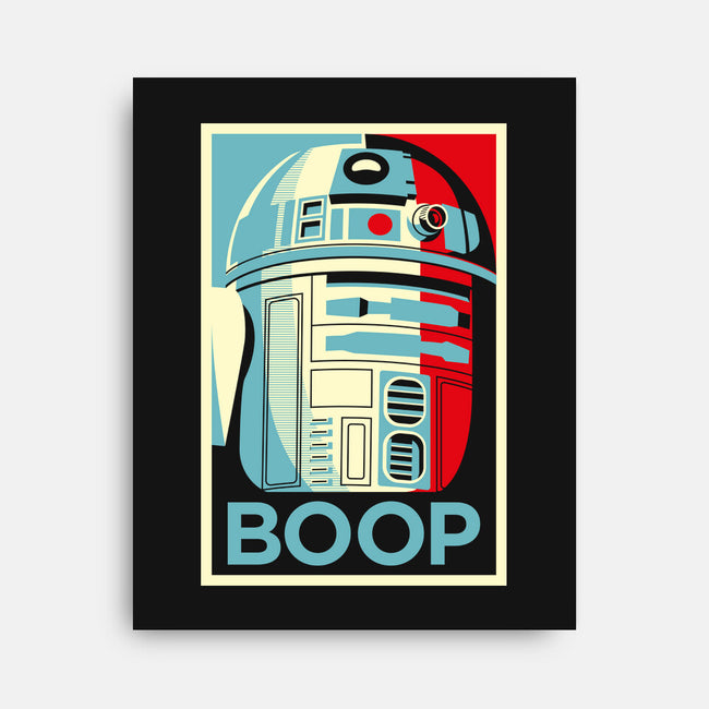 Droid Propaganda-None-Stretched-Canvas-mekazoo