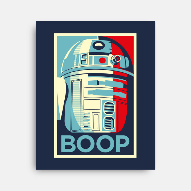 Droid Propaganda-None-Stretched-Canvas-mekazoo