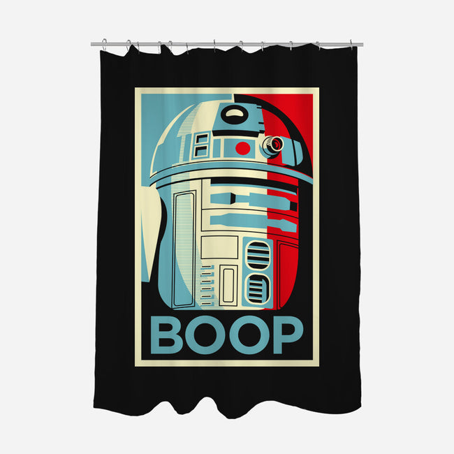 Droid Propaganda-None-Polyester-Shower Curtain-mekazoo