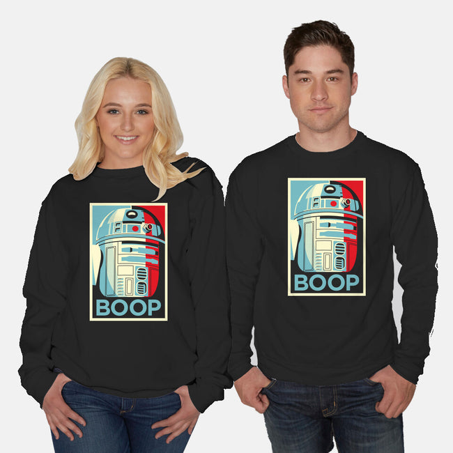 Droid Propaganda-Unisex-Crew Neck-Sweatshirt-mekazoo