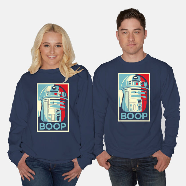 Droid Propaganda-Unisex-Crew Neck-Sweatshirt-mekazoo