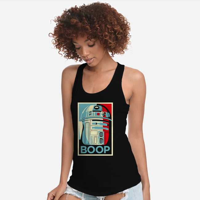 Droid Propaganda-Womens-Racerback-Tank-mekazoo