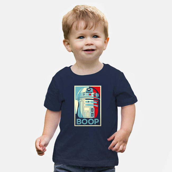 Droid Propaganda-Baby-Basic-Tee-mekazoo