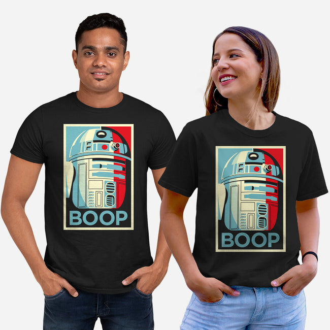 Droid Propaganda-Unisex-Basic-Tee-mekazoo