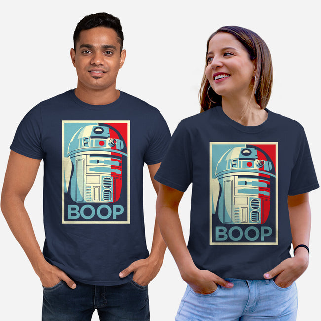 Droid Propaganda-Unisex-Basic-Tee-mekazoo