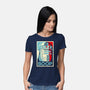 Droid Propaganda-Womens-Basic-Tee-mekazoo
