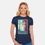 Droid Propaganda-Womens-Fitted-Tee-mekazoo