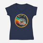 40 Eridani A B Vintage-Womens-V-Neck-Tee-DrMonekers