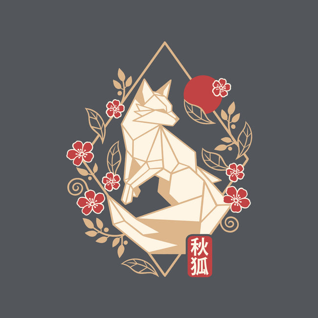 Geometric Autumn Fox-None-Stretched-Canvas-NemiMakeit