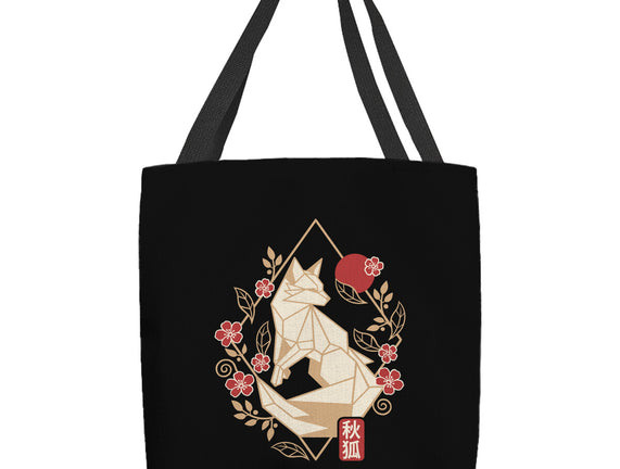 Geometric Autumn Fox