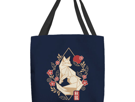 Geometric Autumn Fox
