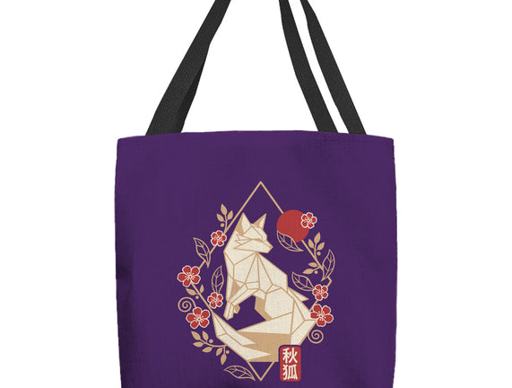 Geometric Autumn Fox