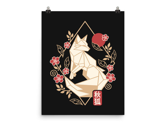 Geometric Autumn Fox