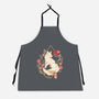 Geometric Autumn Fox-Unisex-Kitchen-Apron-NemiMakeit