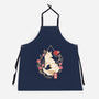 Geometric Autumn Fox-Unisex-Kitchen-Apron-NemiMakeit