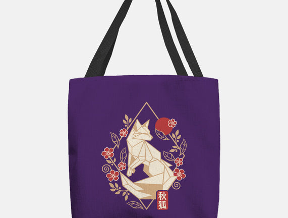 Geometric Autumn Fox