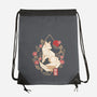 Geometric Autumn Fox-None-Drawstring-Bag-NemiMakeit