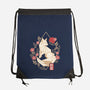 Geometric Autumn Fox-None-Drawstring-Bag-NemiMakeit