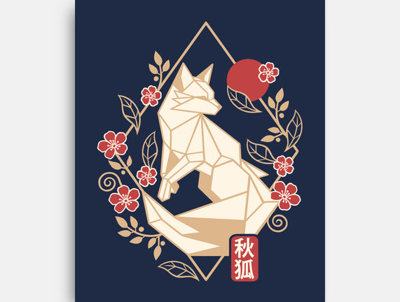 Geometric Autumn Fox
