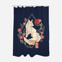 Geometric Autumn Fox-None-Polyester-Shower Curtain-NemiMakeit