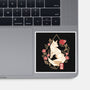 Geometric Autumn Fox-None-Glossy-Sticker-NemiMakeit