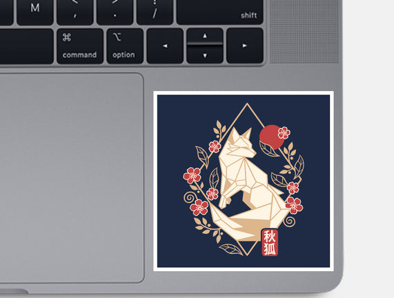 Geometric Autumn Fox