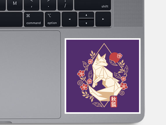Geometric Autumn Fox