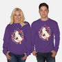 Geometric Autumn Fox-Unisex-Crew Neck-Sweatshirt-NemiMakeit