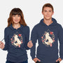 Geometric Autumn Fox-Unisex-Pullover-Sweatshirt-NemiMakeit