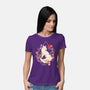 Geometric Autumn Fox-Womens-Basic-Tee-NemiMakeit