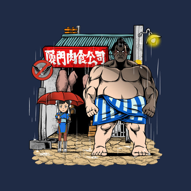 My Neighbor Sumo-Unisex-Crew Neck-Sweatshirt-joerawks