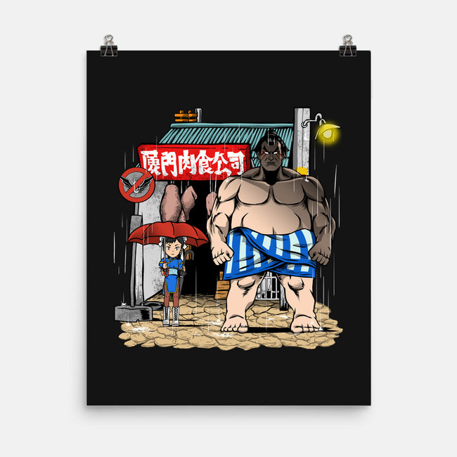 My Neighbor Sumo-None-Matte-Poster-joerawks