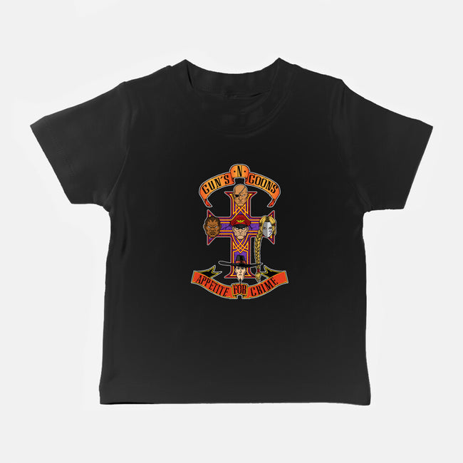 Appetite For Crime-Baby-Basic-Tee-joerawks