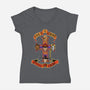 Appetite For Crime-Womens-V-Neck-Tee-joerawks