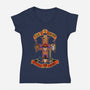Appetite For Crime-Womens-V-Neck-Tee-joerawks