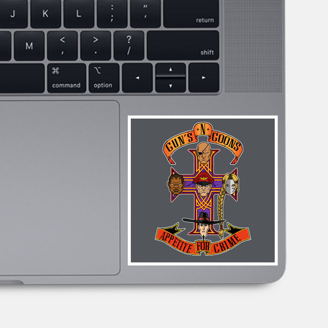 Appetite For Crime-None-Glossy-Sticker-joerawks