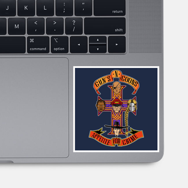 Appetite For Crime-None-Glossy-Sticker-joerawks