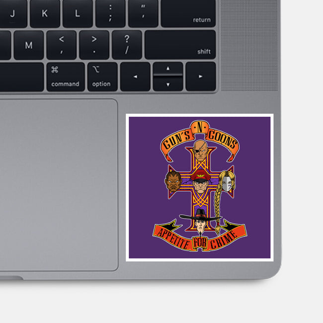 Appetite For Crime-None-Glossy-Sticker-joerawks