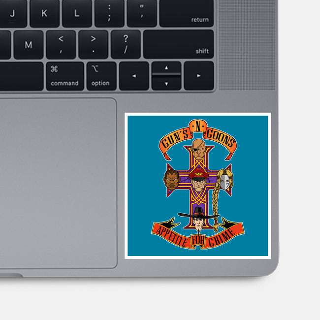 Appetite For Crime-None-Glossy-Sticker-joerawks