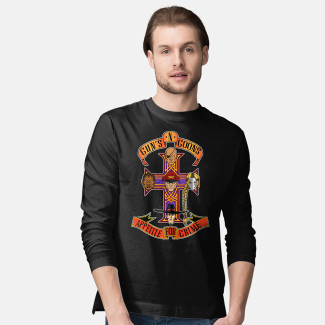 Appetite For Crime-Mens-Long Sleeved-Tee-joerawks