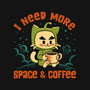 I Need More Space & Coffee-Unisex-Baseball-Tee-worlddominationforcats