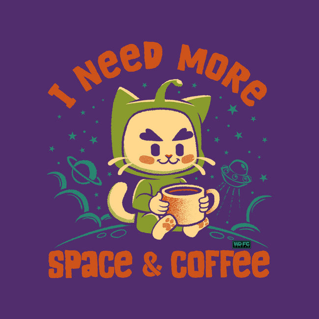 I Need More Space & Coffee-Womens-Basic-Tee-worlddominationforcats