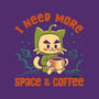 I Need More Space & Coffee-None-Adjustable Tote-Bag-worlddominationforcats