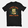 I Need More Space & Coffee-Mens-Basic-Tee-worlddominationforcats