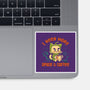 I Need More Space & Coffee-None-Glossy-Sticker-worlddominationforcats