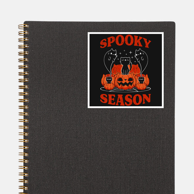 Spooky Season Cats-None-Glossy-Sticker-tobefonseca