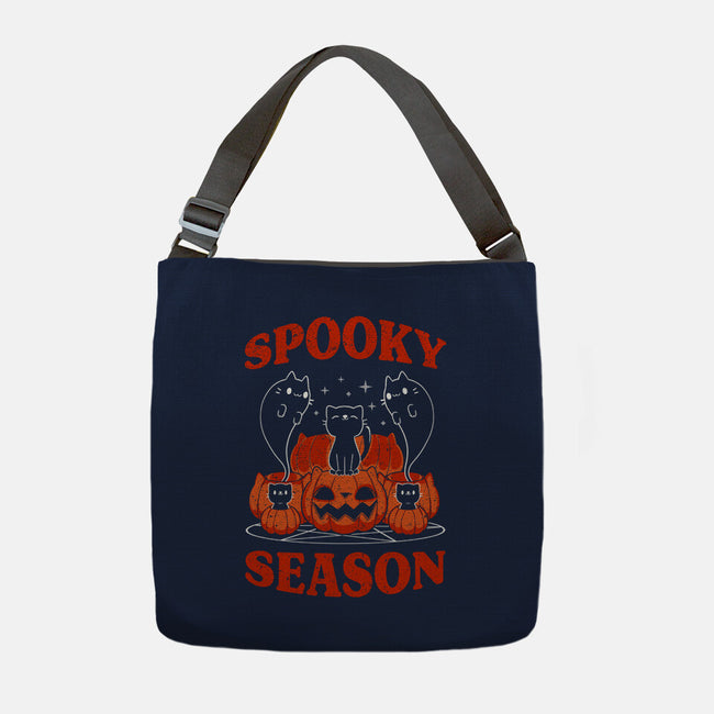 Spooky Season Cats-None-Adjustable Tote-Bag-tobefonseca